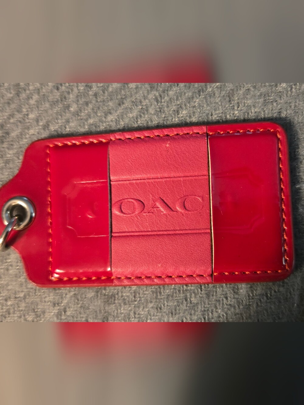 Coach Mixed Leather Red Tag